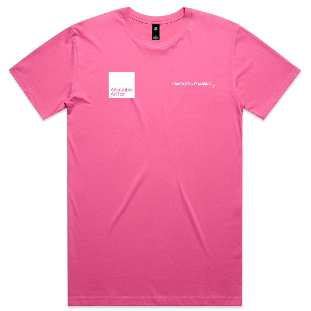 FANTASTIC FRAMING AAF AS COLOUR STAPLE TEE S/S CHARITY PINK