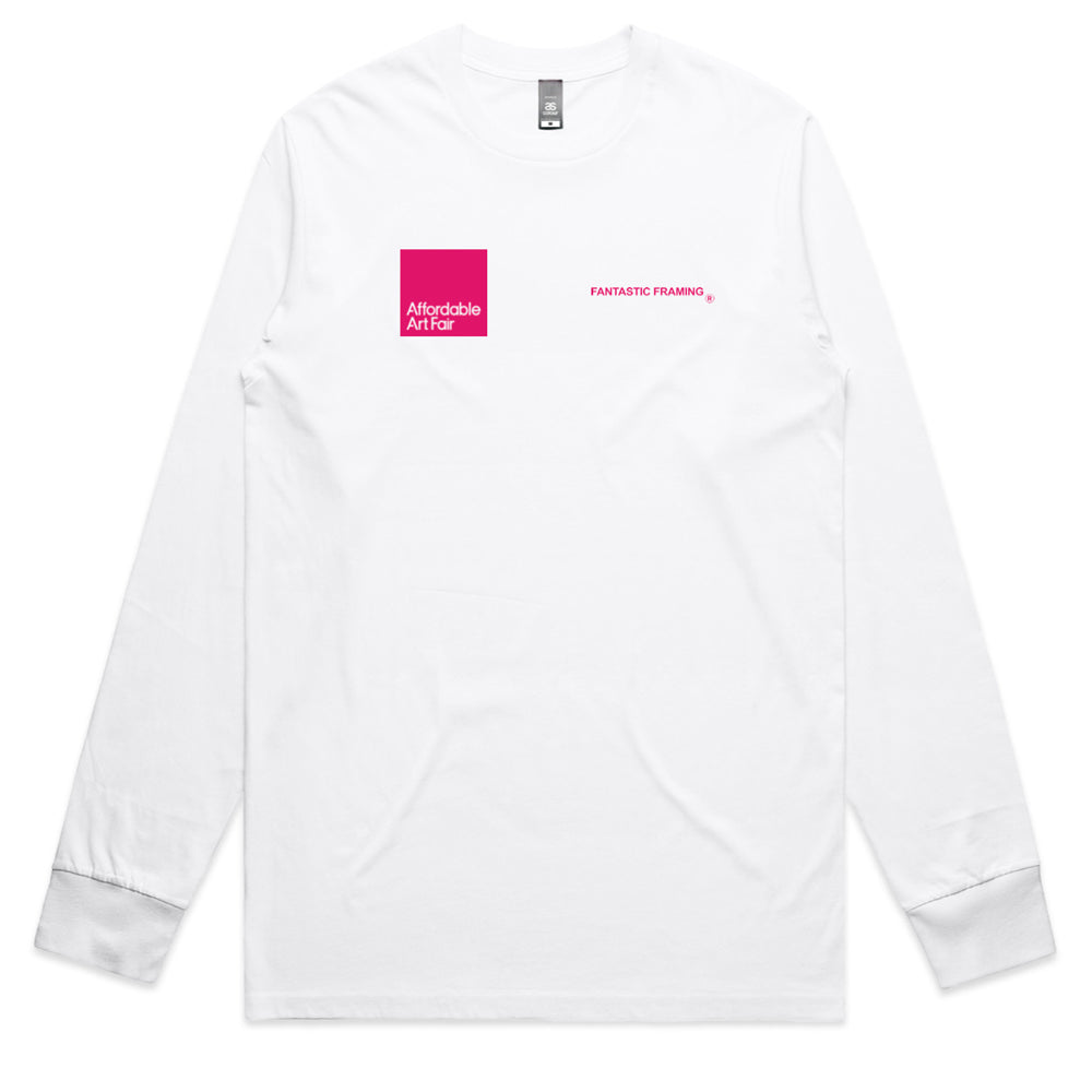 FANTASTIC FRAMING AAF AS COLOUR STAPLE L/S TEE WHITE