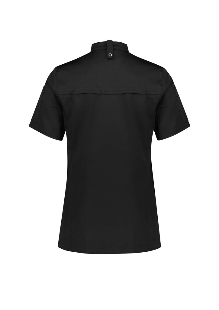 BIZ COLLECTION ZEST SHORT SLEEVE CHEF JACKET WOMENS