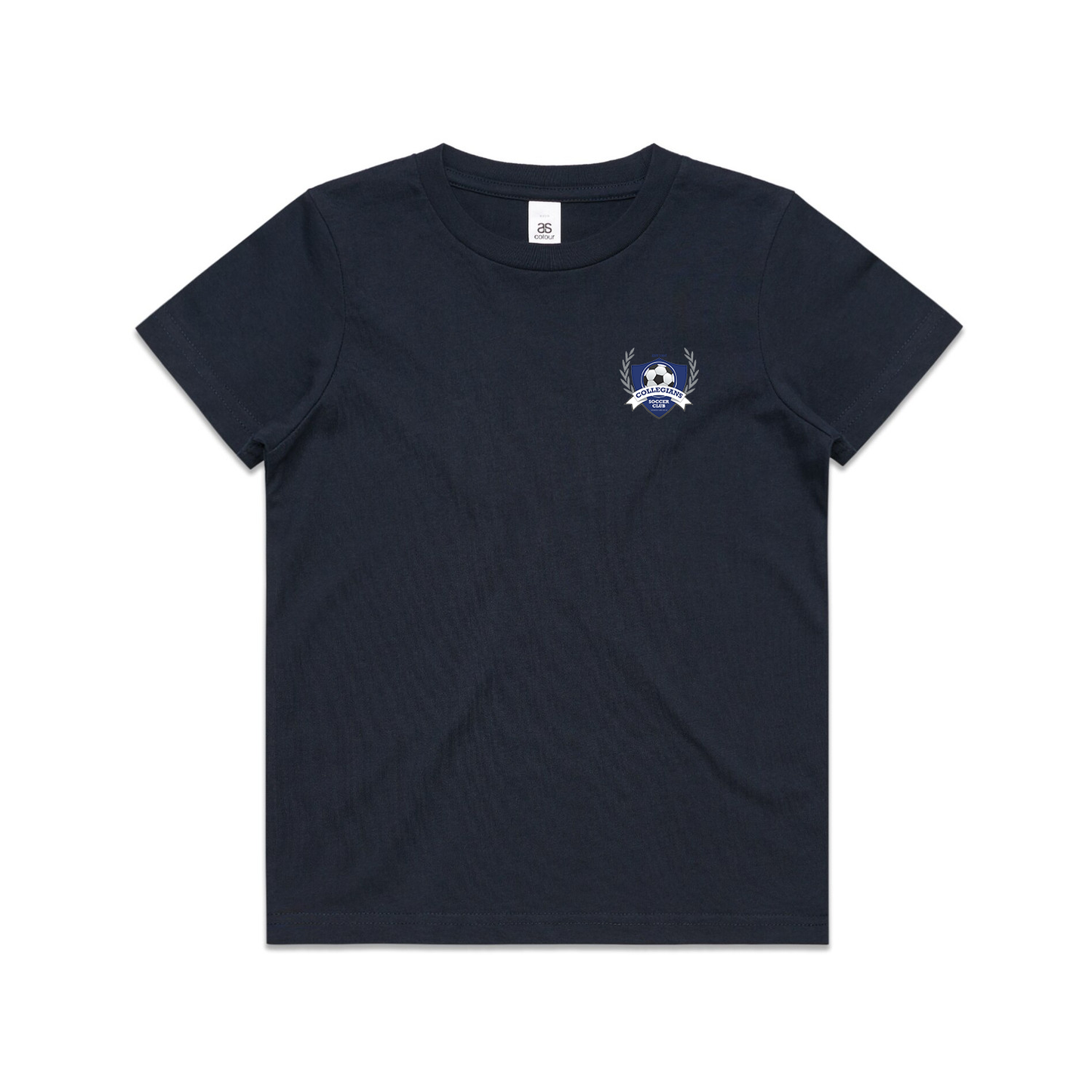 AS COLOUR COLLEGIANS SC STAPLE TEE NAVY KIDS & YOUTH