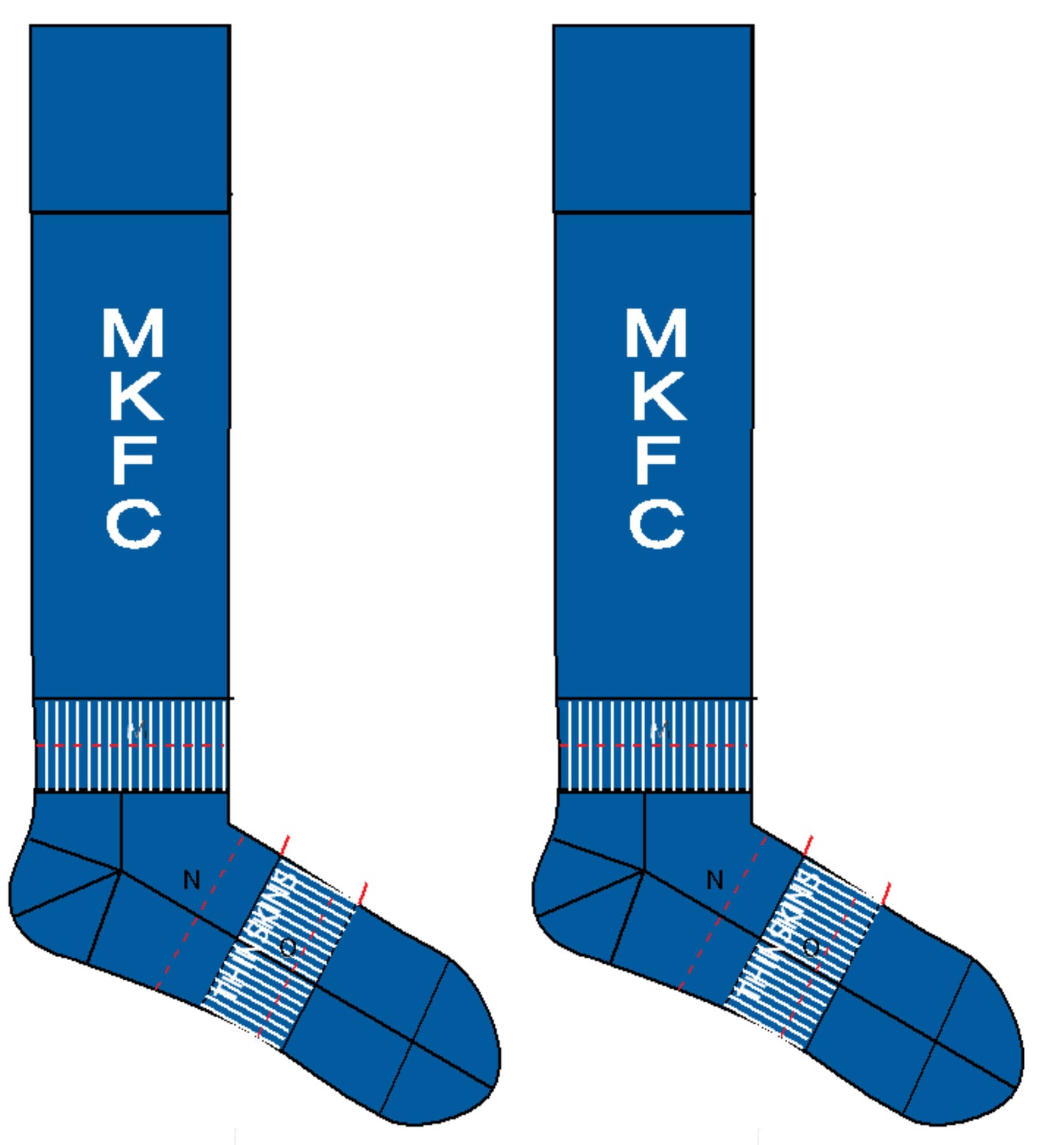 MASCOT KINGS PLAYING SOCKS