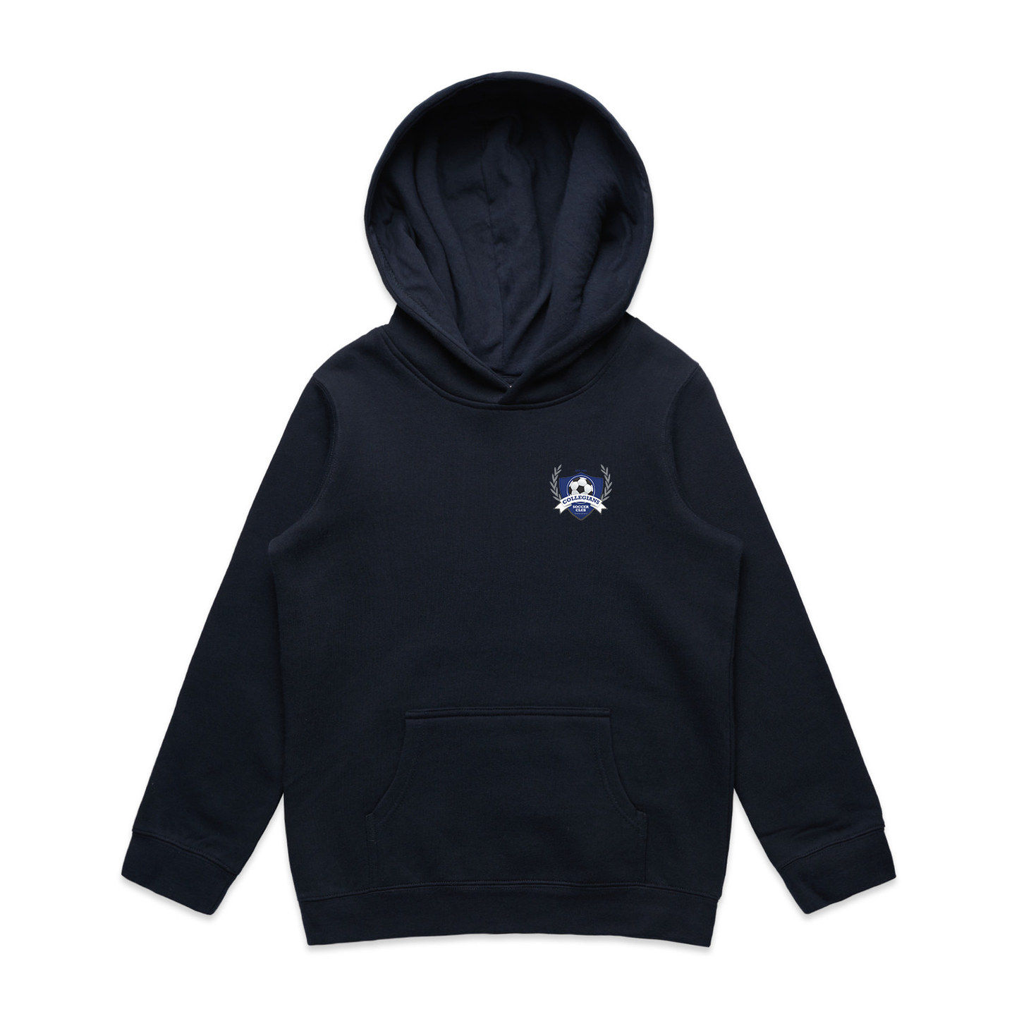 AS COLOUR COLLEGIANS SC SUPPLY HOOD NAVY KIDS & YOUTH