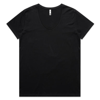 AS COLOUR MAPLE V NECK TEE WOMENS
