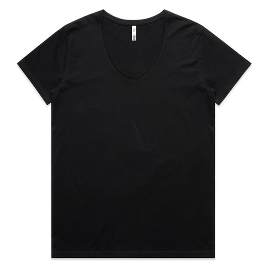 AS COLOUR MAPLE V NECK TEE WOMENS