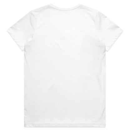 AS COLOUR MAPLE V NECK TEE WOMENS