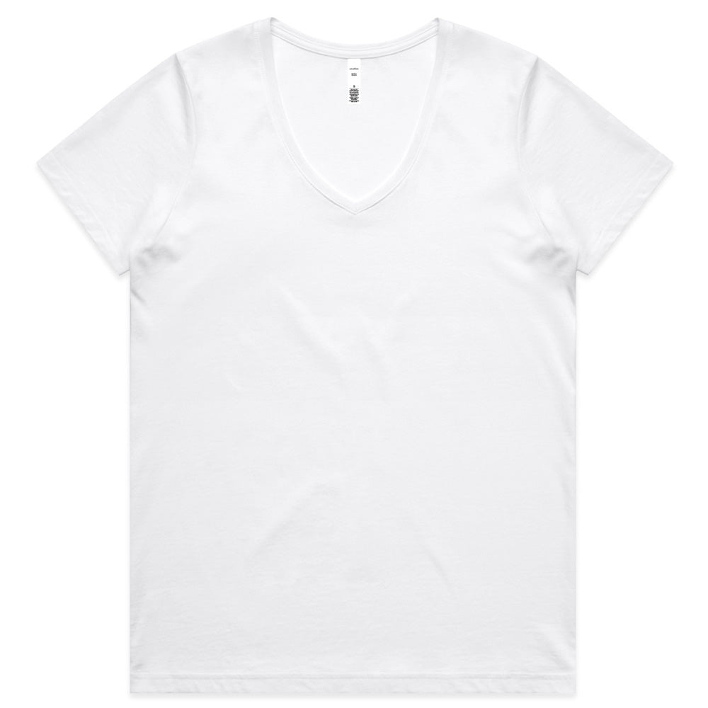 AS COLOUR MAPLE V NECK TEE WOMENS