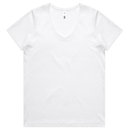 AS COLOUR MAPLE V NECK TEE WOMENS