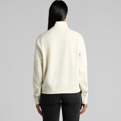 AS COLOUR WO'S STENCIL HALF ZIP CREW