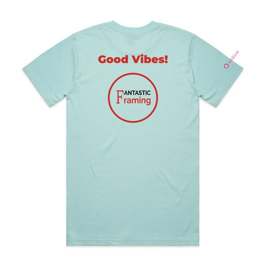 FANTASTIC FRAMING AS COLOUR CLASSIC TEE GOOD VIBES