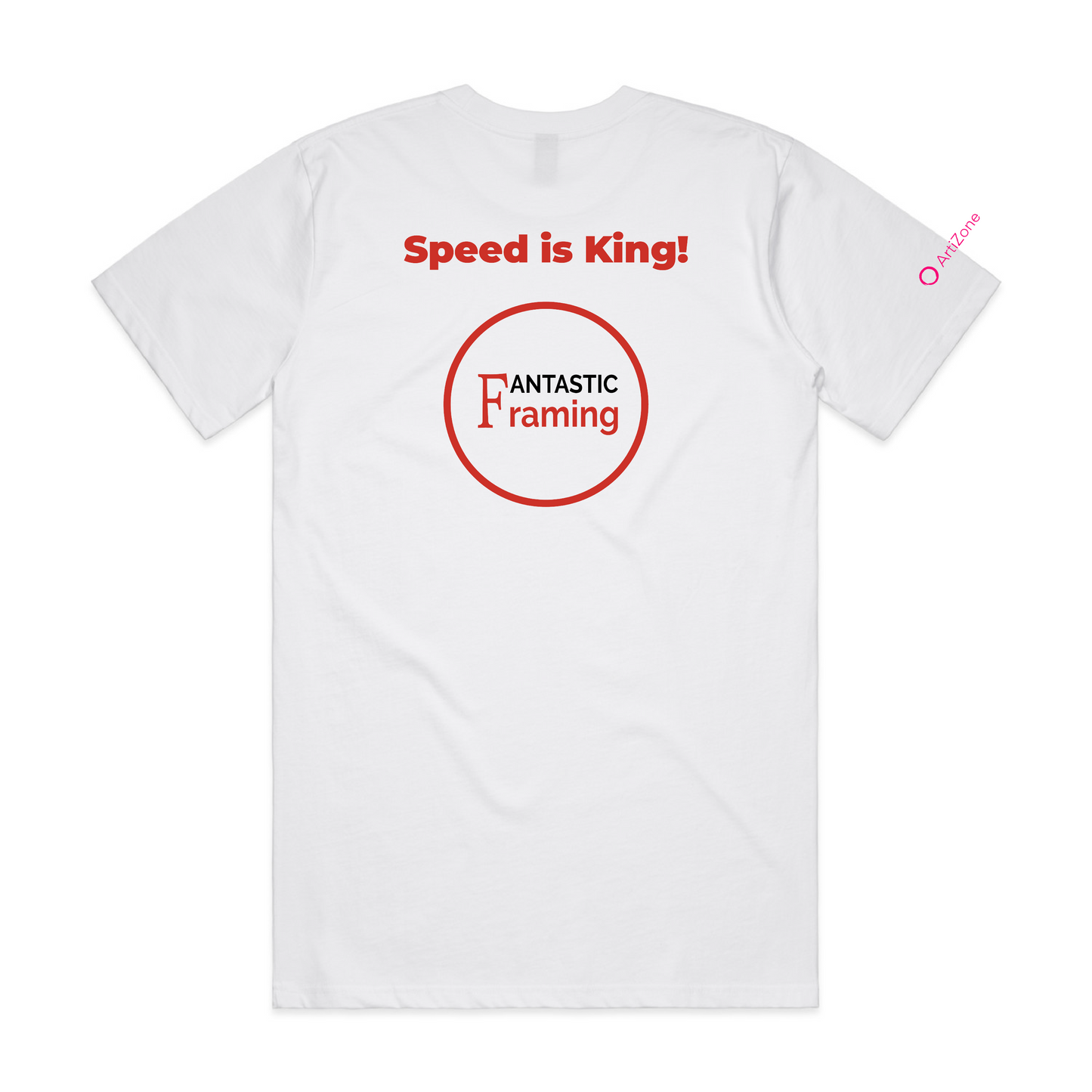 FANTASTIC FRAMING AS COLOUR CLASSIC TEE SPEED IS KING