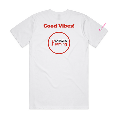 FANTASTIC FRAMING AS COLOUR CLASSIC TEE GOOD VIBES