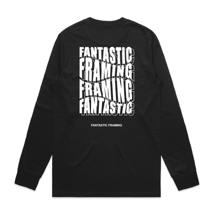 FANTASTIC FRAMING AS COLOUR CLASSIC TEE L/S BLACK REPEAT