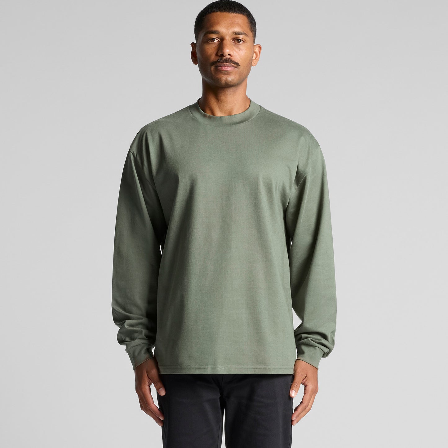 AS COLOUR HEAVY L/S TEE-MEN'S