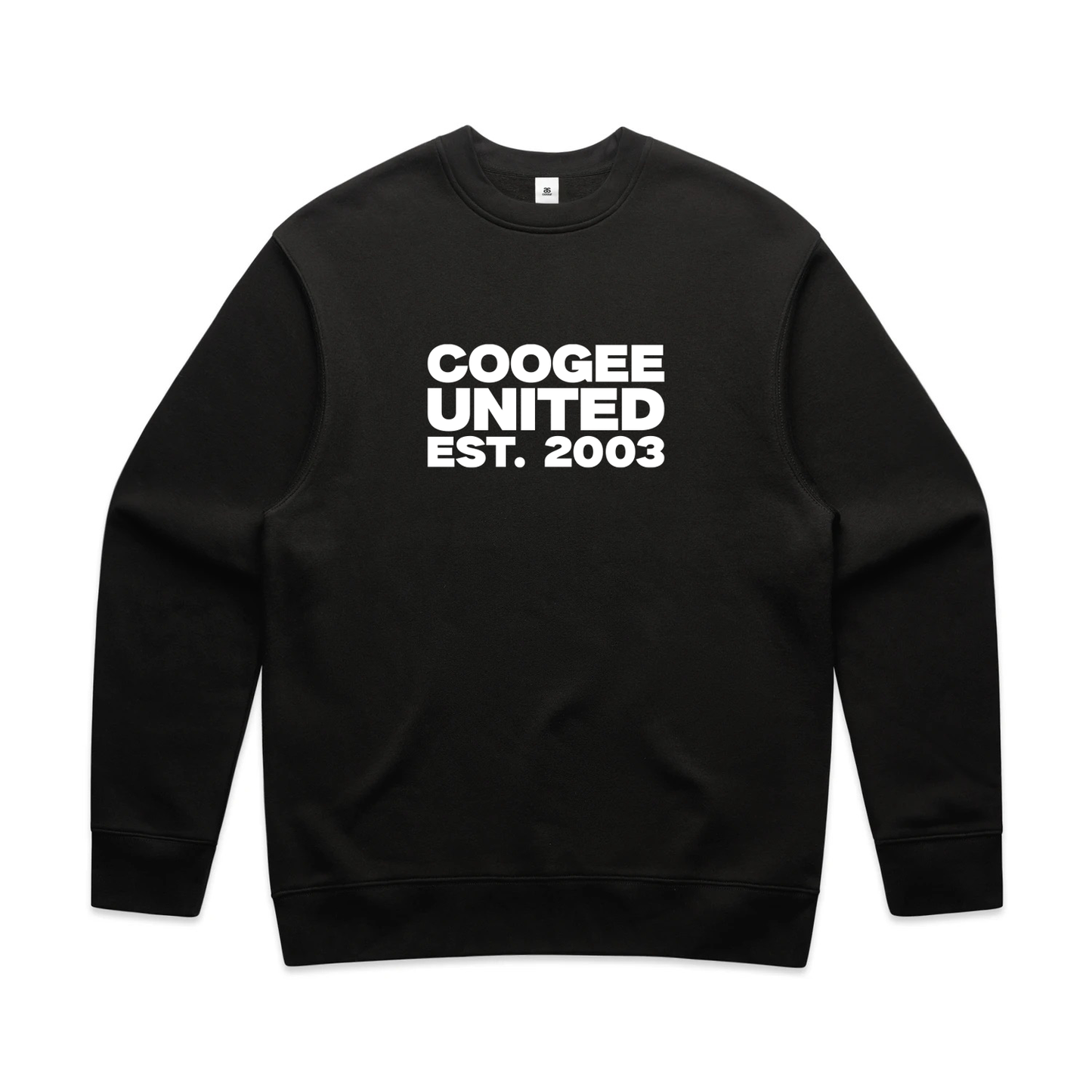 AS COLOUR COOGEE UNITED FC EST. 2003 RELAX CREW BLACK