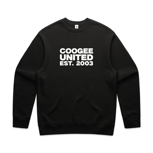 AS COLOUR COOGEE UNITED FC EST. 2003 RELAX CREW BLACK