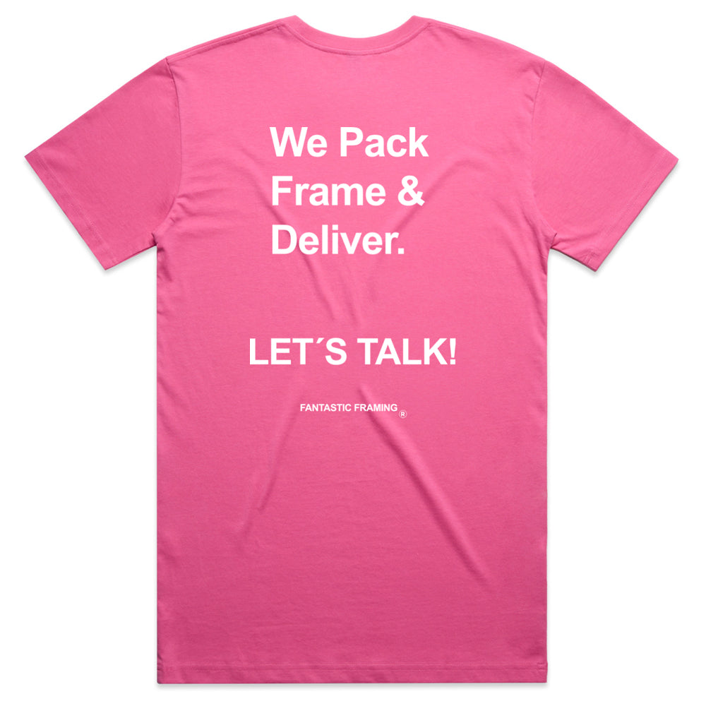 FANTASTIC FRAMING AAF AS COLOUR STAPLE TEE S/S CHARITY PINK
