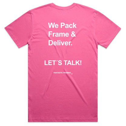 FANTASTIC FRAMING AAF AS COLOUR STAPLE TEE S/S CHARITY PINK