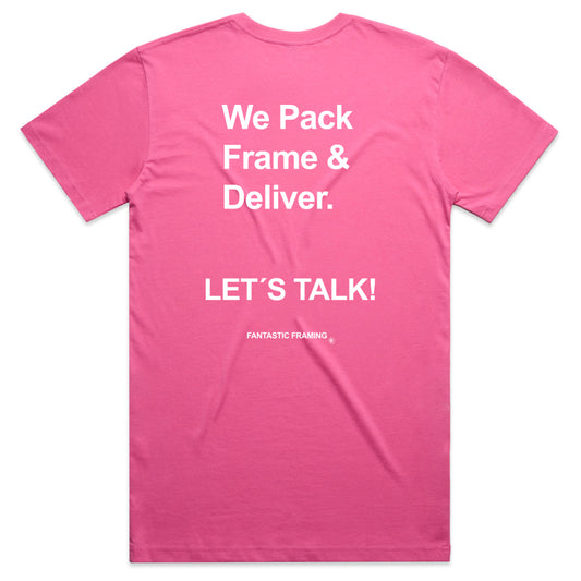FANTASTIC FRAMING AAF AS COLOUR STAPLE TEE S/S CHARITY PINK