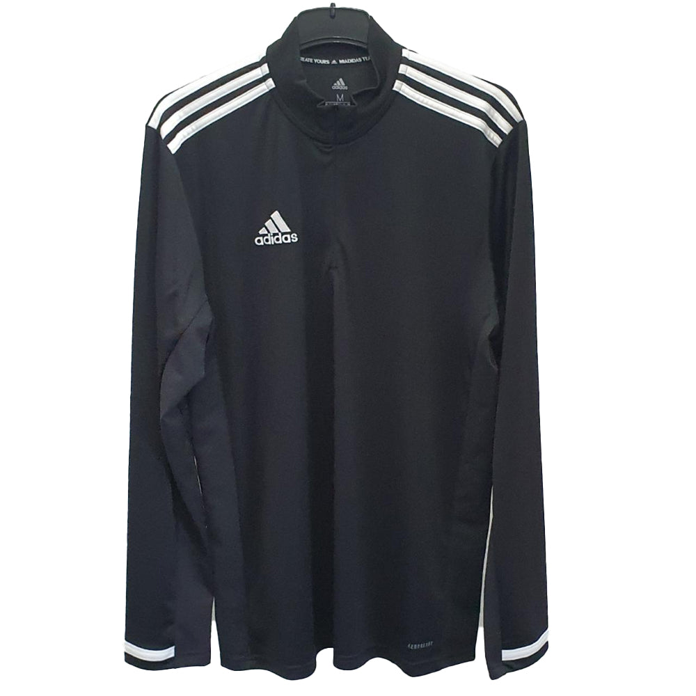 ADIDAS 1/4 ZIP MIDLAYER BLACK MENS