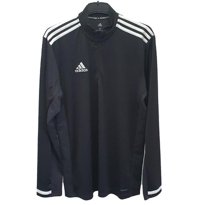 ADIDAS 1/4 ZIP MIDLAYER BLACK MENS