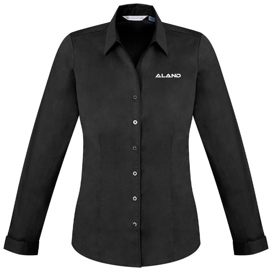 ALAND WOMENS MONACO LONG SLEEVE SHIRT BLACK