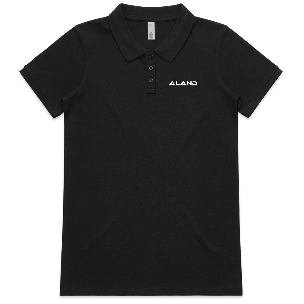 ALAND WO'S PIQUE POLO BLACK
