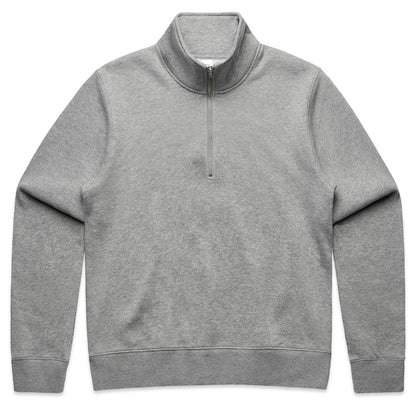 AS COLOUR WO'S STENCIL HALF ZIP CREW