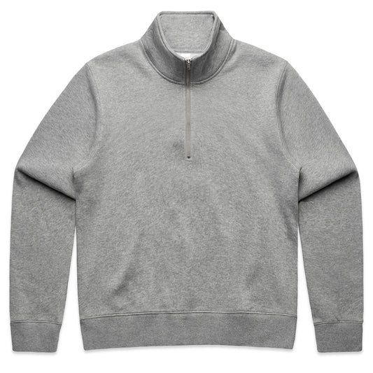 AS COLOUR WO'S STENCIL HALF ZIP CREW