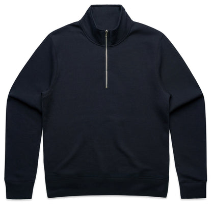 AS COLOUR WO'S STENCIL HALF ZIP CREW