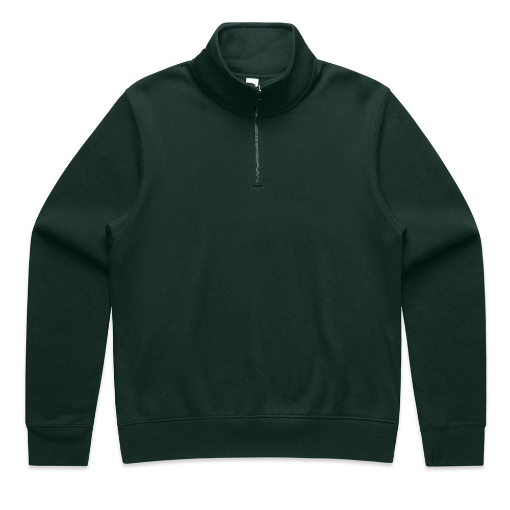 AS COLOUR WO'S STENCIL HALF ZIP CREW