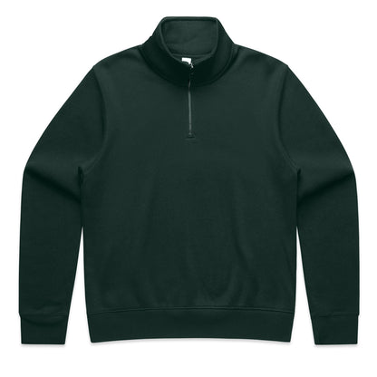 AS COLOUR WO'S STENCIL HALF ZIP CREW