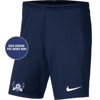 NIKE COLLEGIANS SC PARK 3 ON-FIELD SHORTS NAVY-MENS