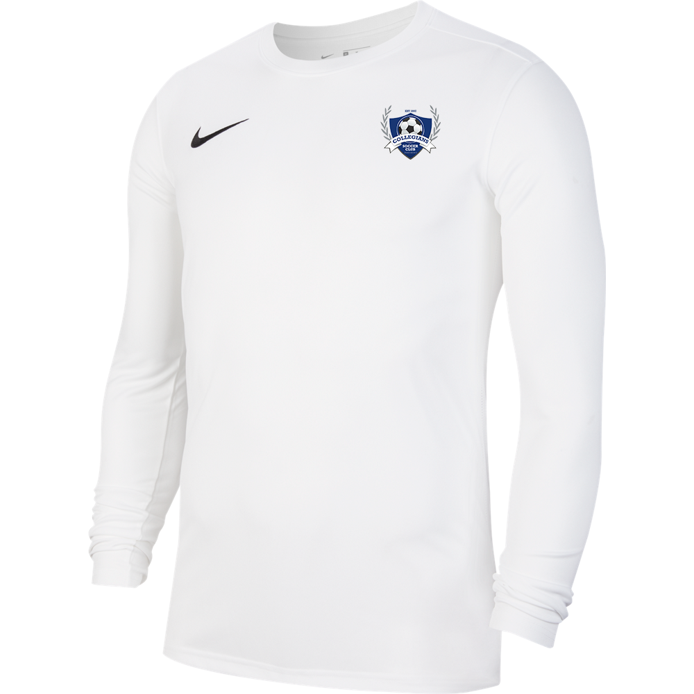 NIKE COLLEGIANS SC PARK 7 LONG SLEEVE TRAINING JERSEY WHITE-MENS