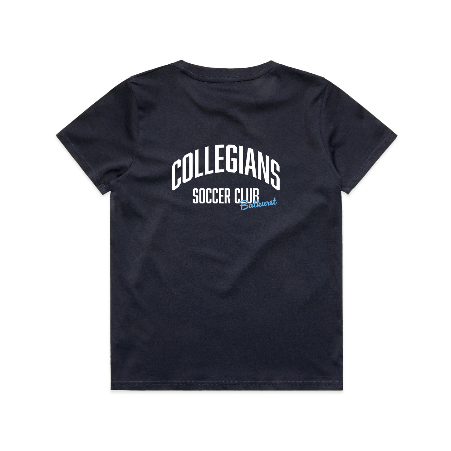 AS COLOUR COLLEGIANS SC STAPLE TEE NAVY KIDS & YOUTH
