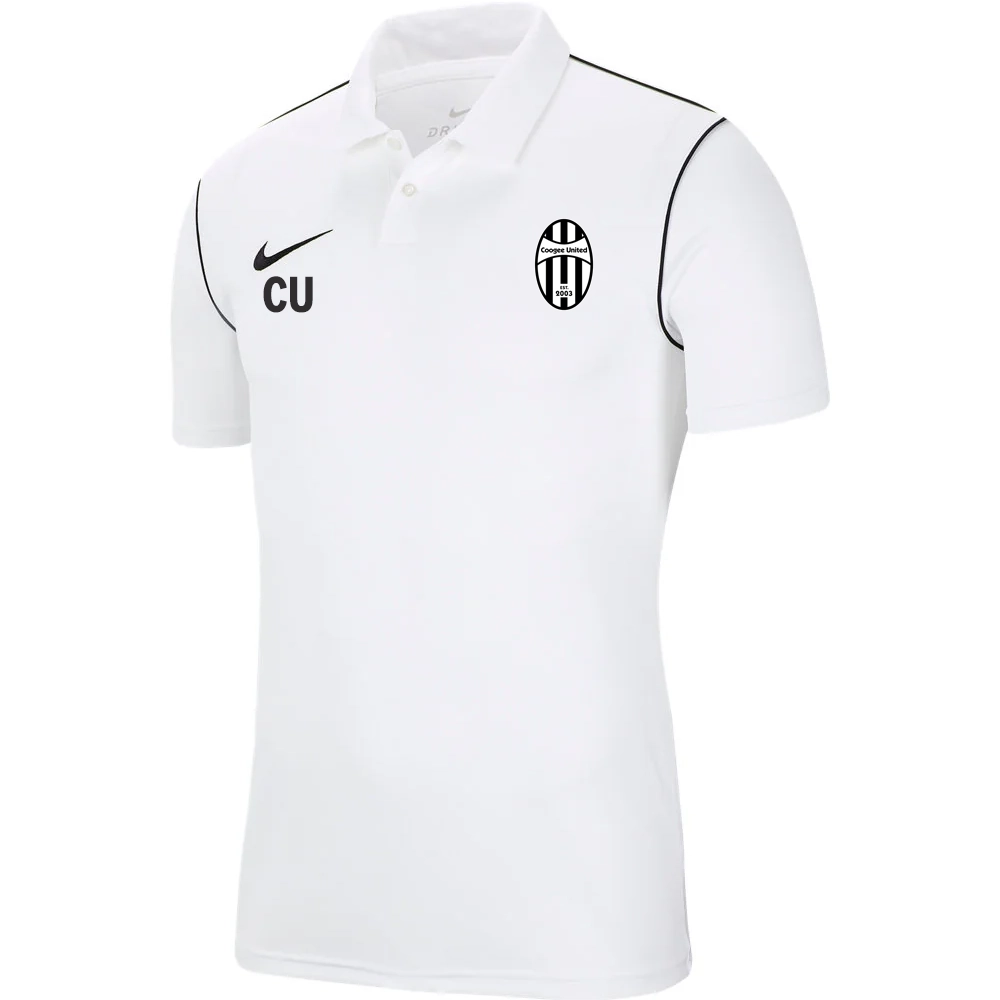 NIKE COOGEE UNITED PARK 20 POLO WHITE YOUTH