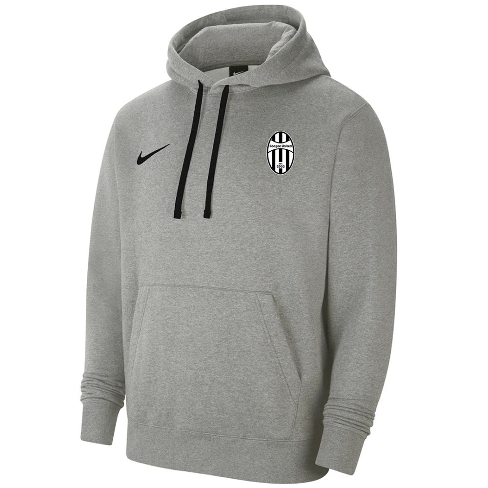 NIKE COOGEE UNITED FC PARK HOODY GREY MARLE-MENS