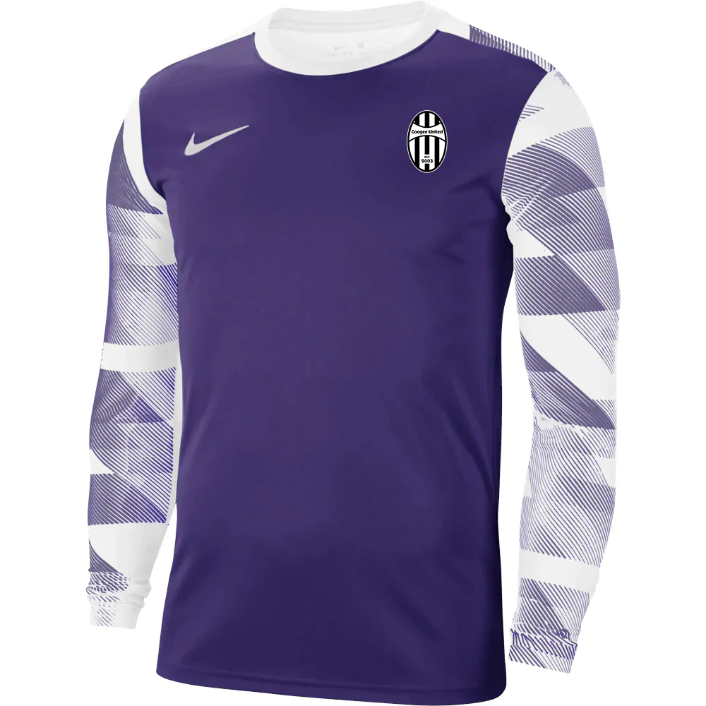 NIKE COOGEE UNITED FC PARK 4 GOALKEEPER JERSEY PURPLE-MENS