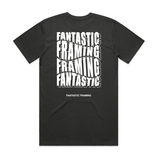 FANTASTIC FRAMING AS COLOUR CLASSIC TEE COAL REPEAT