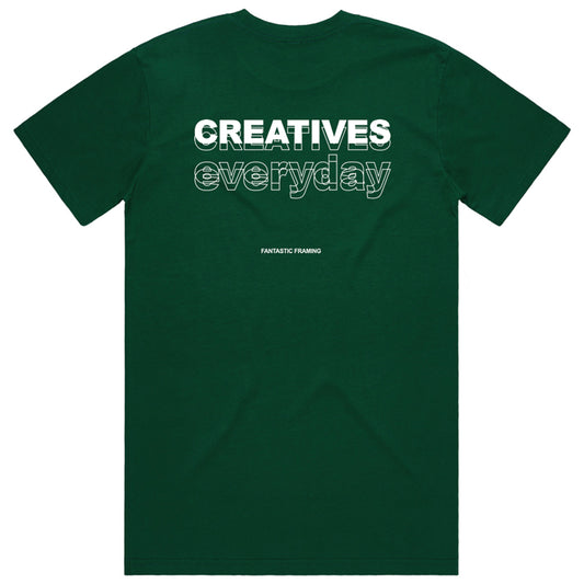 FANTASTIC FRAMING AS COLOUR CLASSIC TEE EMERALD CREATIVES
