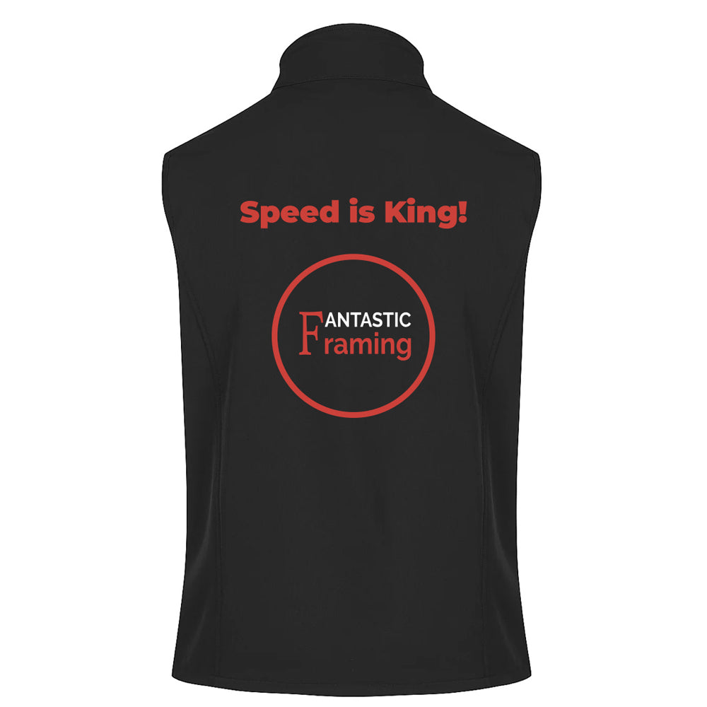 FANTASTIC FRAMING AP OLYMPUS VEST MEN’S SPEED IS KING BLACK
