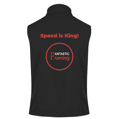 FANTASTIC FRAMING AP OLYMPUS VEST MEN’S SPEED IS KING BLACK