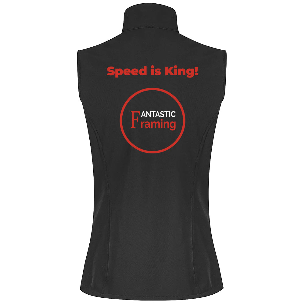 FANTASTIC FRAMING AP OLYMPUS VEST WOMEN’S SPEED IS KING BLACK
