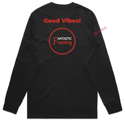 FANTASTIC FRAMING AS COLOUR CLASSIC L/S TEE GOOD VIBES