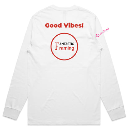 FANTASTIC FRAMING AS COLOUR CLASSIC L/S TEE GOOD VIBES