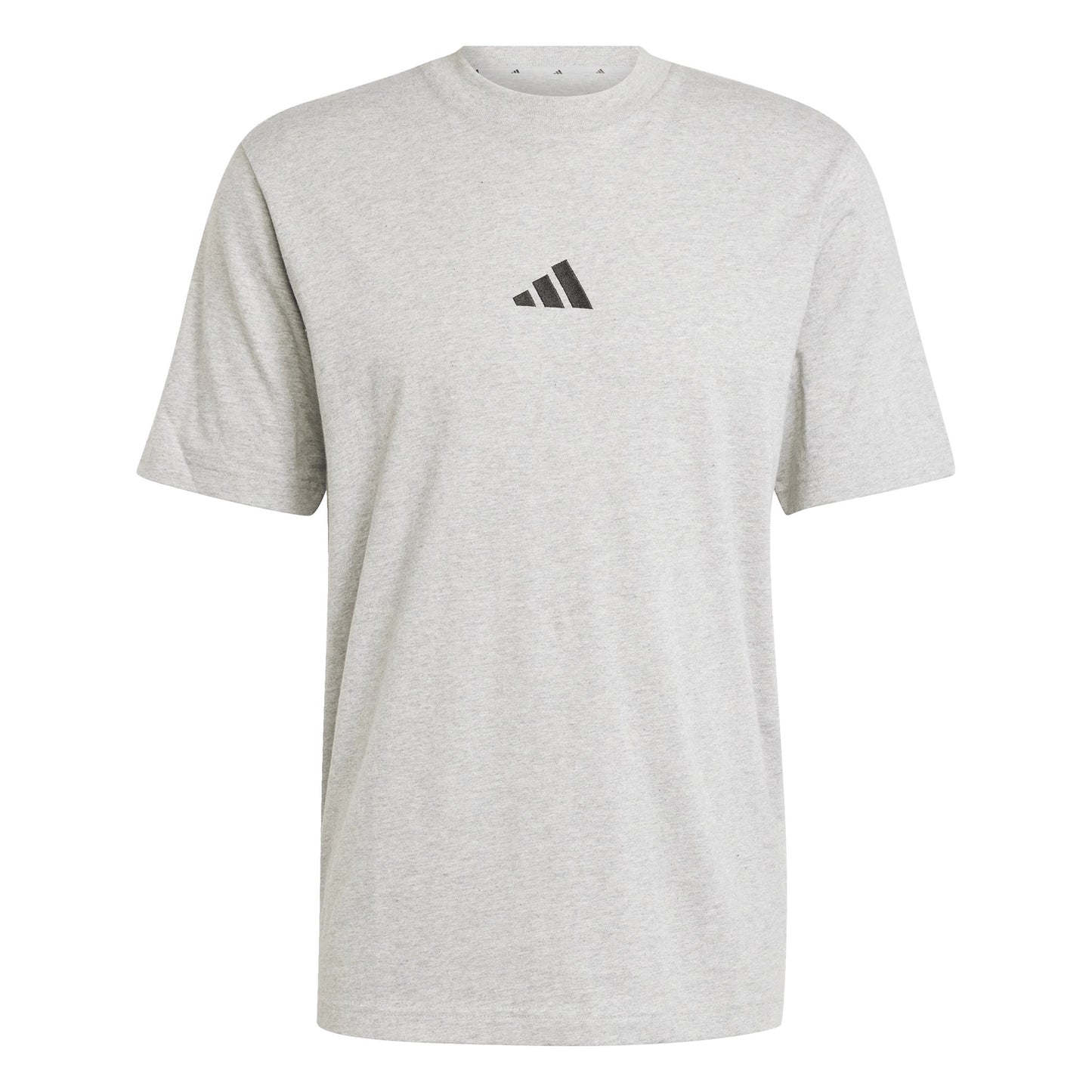 ADIDAS ESSENTIALS SMALL LOGO SINGLE JERSEY TEE GREY MEN'S