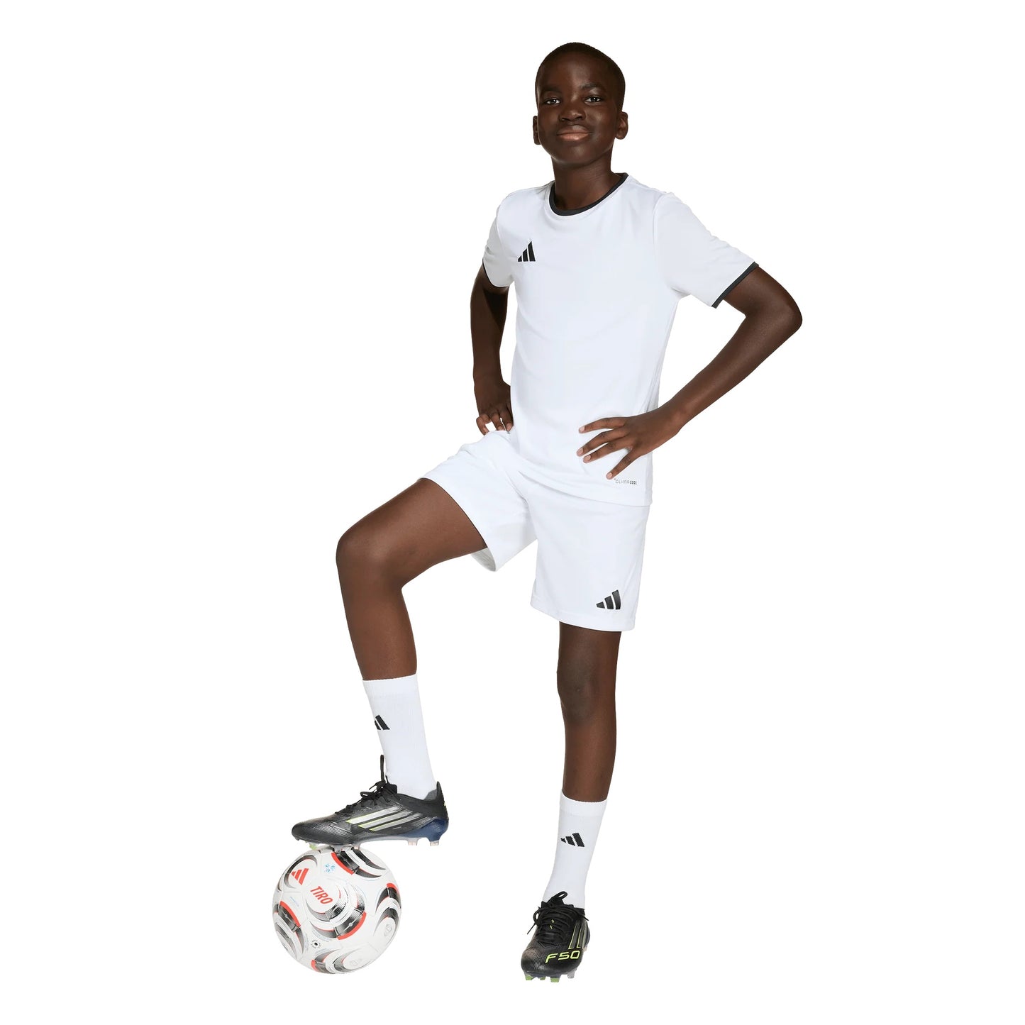 ADIDAS ENTRADA 26 SHORTS WHITE YOUTH