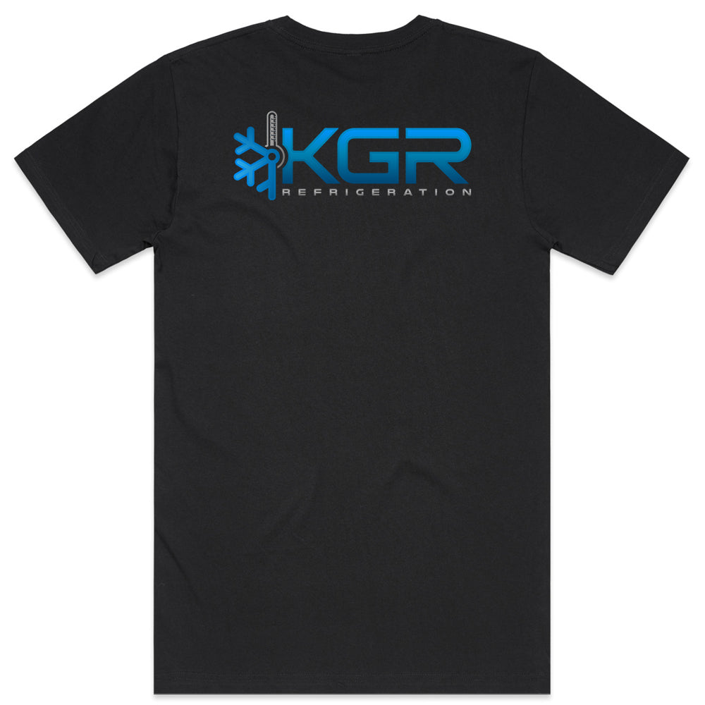 KGR AS COLOUR BLOCK TUBULAR TEE BLACK MEN'S