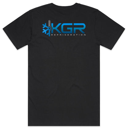 KGR AS COLOUR BLOCK TUBULAR TEE BLACK MEN'S