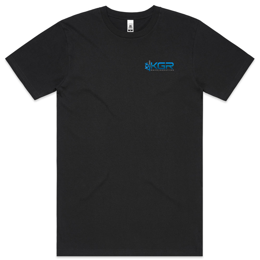 KGR AS COLOUR BLOCK TUBULAR TEE BLACK MEN'S