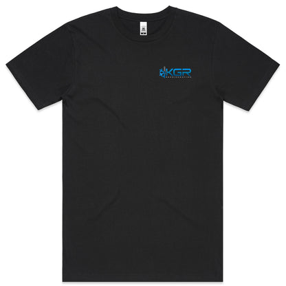 KGR AS COLOUR BLOCK TUBULAR TEE BLACK MEN'S